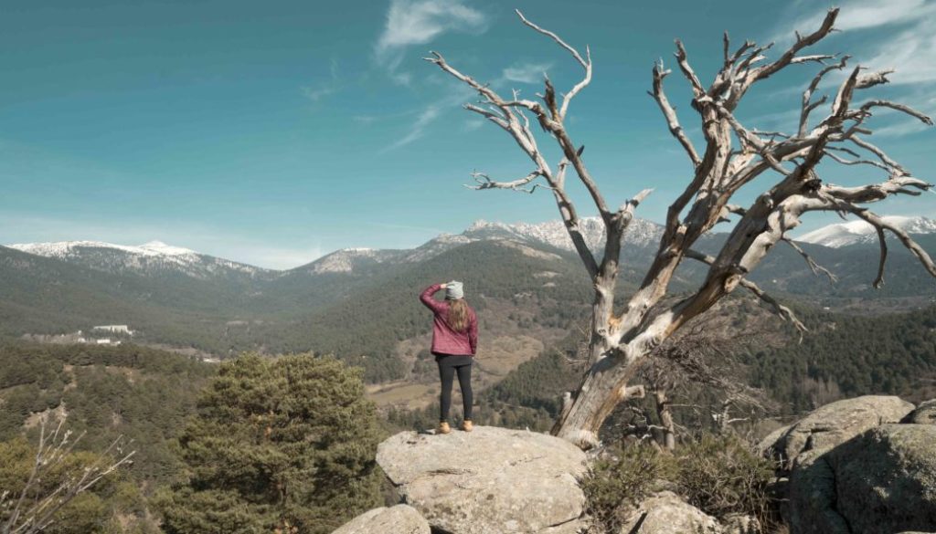 Madrid okolí Cercedilla pěší turistika
