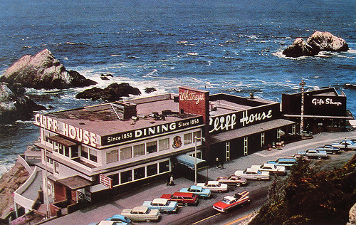 Cliff House v Californii roku 1941 Zdroj: www.flickriver.com
