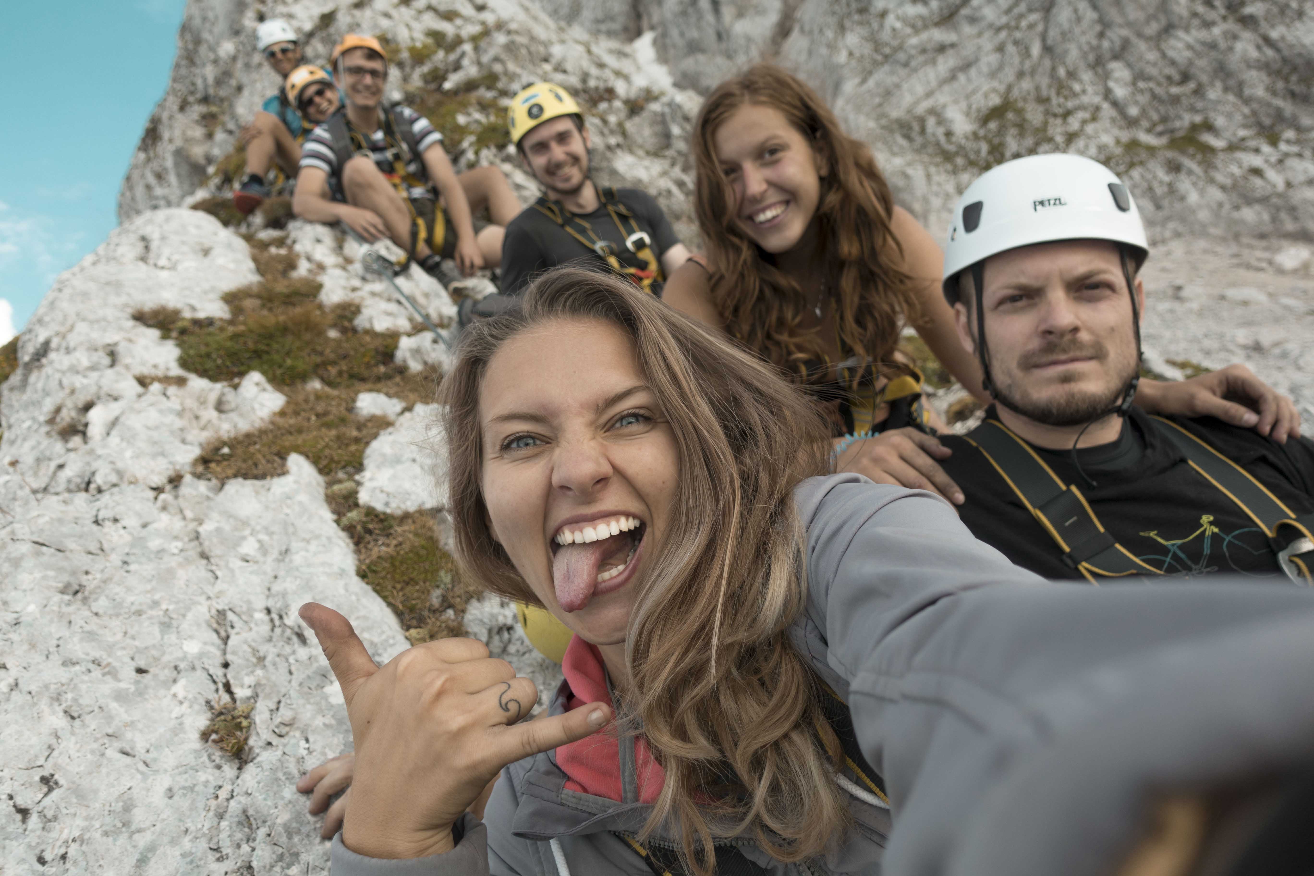 ferrata Itálie Mangart
